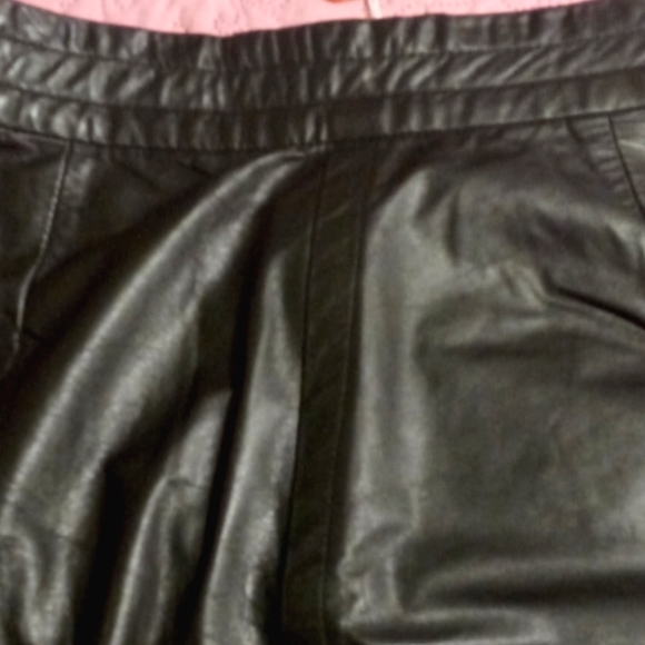 WEST BAY SPORT SKIRT BLACK LEATHER  , 12 - Picture 4 of 7